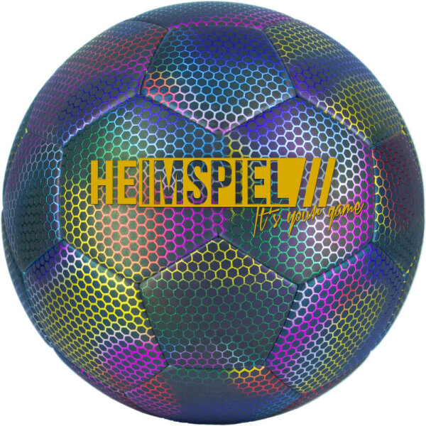 XTREM TOYS & SPORTS - HEIMSPIEL Reflecty Fußball Größe 5, aufgeblasen in Box