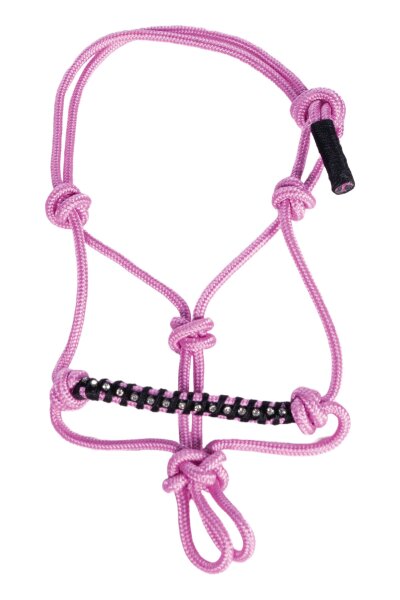 Knotenhalfter Hobby Horsing rosa Steckenpferd HKM Kids verstellbar