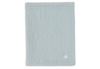 Decke Kinderbett 75x100cm Jacquard - Sea Green - GOTS