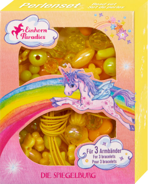 Perlenset Gelb - Einhorn-Paradies