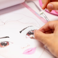 TOPModel Make-up Set Kinder Schminkset Kreativ Mappe Mädchen Kosmetik