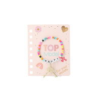 TOPModel Tagebuch mit Schloss und Armband