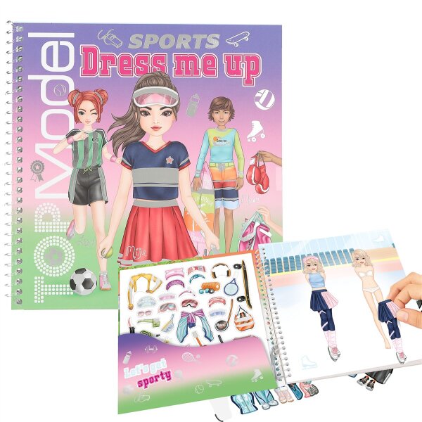 TOPModel Dress Me Up Stickerbuch Sports Fashion