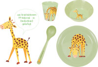 Geschirr Geschenkset Giraffe - Freche Rasselbande