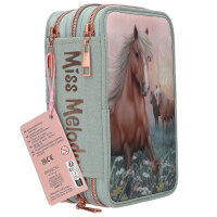 Miss Melody 3 Fach Federtasche ROMANTIC FIELDS