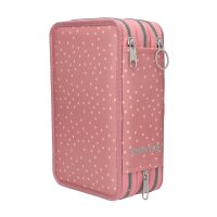 TOPModel 3 Fach Federtasche Affen Applikation JUICY