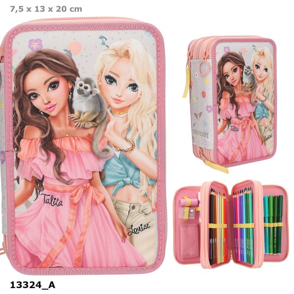 TOPModel 3 Fach Federtasche JUICY