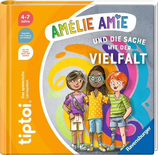 tiptoi® Bildergeschichten über den Umgang mit Gefühlen - Amélie Amie und die Sache mit der Vielfalt