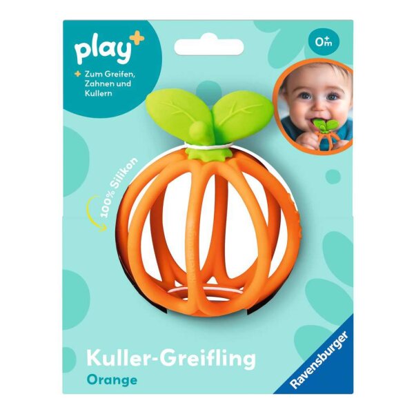 Kuller-Greifling: Orange - Babyspielzeug ab 0 Monaten