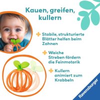 Kuller-Greifling: Orange - Babyspielzeug ab 0 Monaten