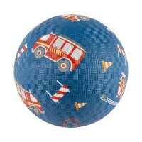 Kinder Spielball Feuerwehr blau, 17 cm
