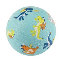 Kinder Spielball Drachen hellblau 17 cm