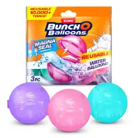 ZURU Bunch O Balloons - 3er Pack Wiederverwendbare Wasserballoons, Sortiert