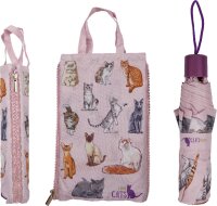 Taschenschirm Kinder Katzen Regenschirm faltbar mit...