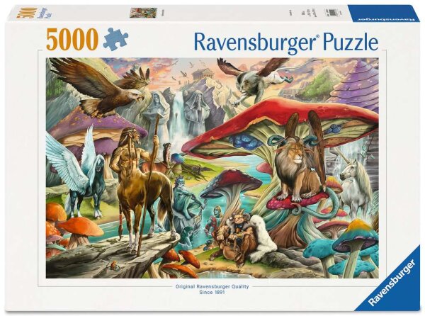 Puzzle 5000 Teile - Pilze & Mythen