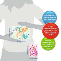 CreArt Neon Atelier Einhorn - Malen nach Zahlen für Kinder ab 7 Jahren