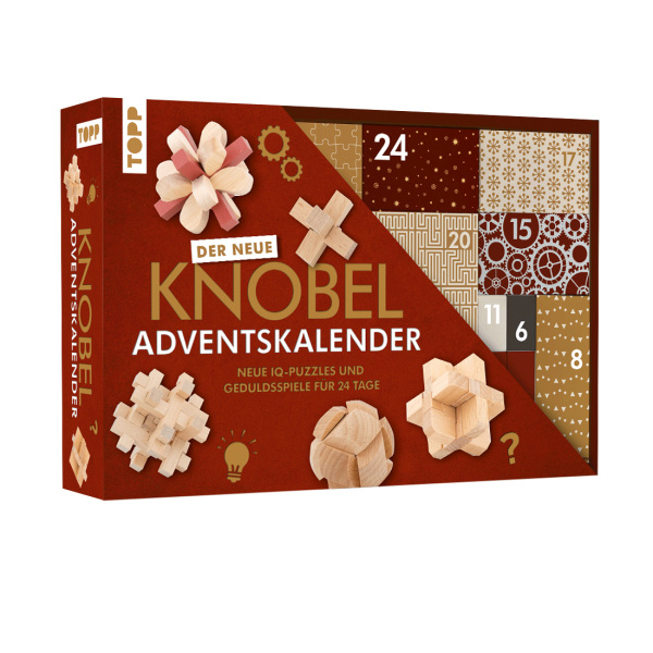 Knobelspiel-Adventskalender – Neue IQ-Puzzles und Geduldsspiele für 24 Tage