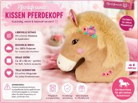Kissen Pferdekopf Pferdefreunde Dekokissen Kinder Pferd