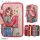 TOPModel 3 Fach Federtasche LEOHEART