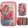 TOPModel 3 Fach Federtasche LEOHEART