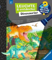 Wieso? Weshalb? Warum? Leuchte und entdecke: Dinosaurier (Taschenlampen-Buch mit Folien und Klappen)