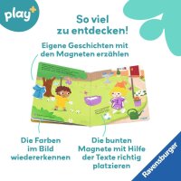Play+ Mein Spiel mit-Magnetbuch Komm, wir lernen die Farben - ab 18 Monate