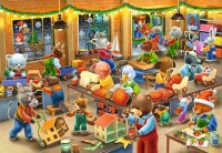 Kinderpuzzle ab 3 Jahren - Weihnachtswerkstatt - 12 Teile