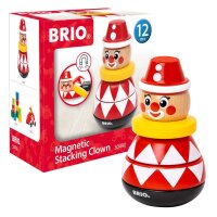 BRIO Magnetischer Stapelclown - Lernspielzeug für...