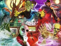 Puzzle 2000 Teile - Universal Monsters