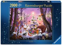 Puzzle 2000 Teile - Weihnachten im Wald
