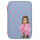 TOPModel 3 Fach Federtasche mit Silikon Pins