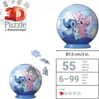 3D Puzzle Ball Puzzle-Ball Disney Stitch & Angel