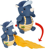 Kuscheltier mit Schnuffeltuch Nashorn - Little Wonder