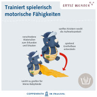 Kuscheltier mit Schnuffeltuch Nashorn - Little Wonder