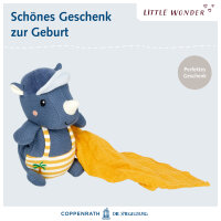 Kuscheltier mit Schnuffeltuch Nashorn - Little Wonder