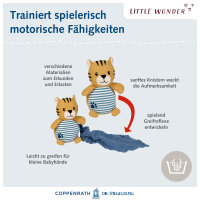 Kuscheltier mit Schnuffeltuch Tiger - Little Wonder