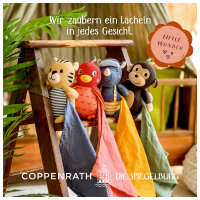 Kuscheltier Paradiesvogel mit Schnuffeltuch – Little Wonder Baby Schmusetuch