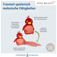 Kuscheltier mit Schnuffeltuch Pardiesvogel - Little Wonder