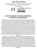 Kinder Multi Tool 6in1 Outdoor Kompass Lupe LED Pfeife Thermometer