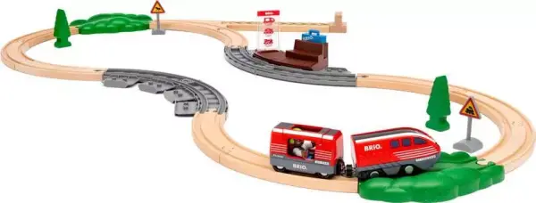 BRIO World Zugset mit Rückziehmotor
