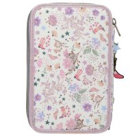 TOPModel 3 Fach Federtasche COWGIRL gefüllt Mädchen Schulmäppchen