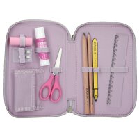 TOPModel 3 Fach Federtasche COWGIRL gefüllt Mädchen Schulmäppchen