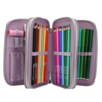 TOPModel 3 Fach Federtasche COWGIRL gefüllt Mädchen Schulmäppchen