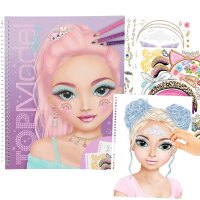 TOPModel Make Up Malbuch Kreativbuch mit Stickern