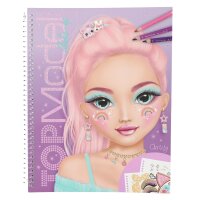 TOPModel Make Up Malbuch Kreativbuch mit Stickern