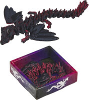 Kristall-Drache, sort.