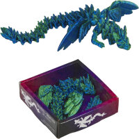 Kristall-Drache, sort.