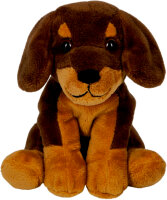 Dackel Watson im Korb - Lustige Tierparade