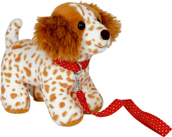 Welpe Frieda mit Leine - Lustige Tierparade