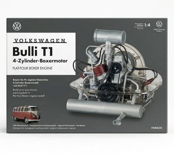 Motorbausatz VW Bulli T1 4-Zylinder Boxermotor mehrfarbig